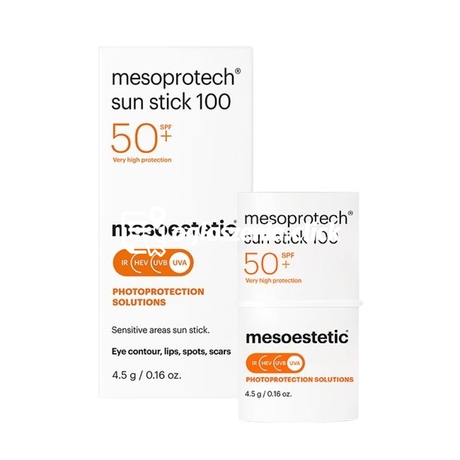 Zdjęcie produktu Ochronny sztyft przeciwsloneczny SPF 50+ - Mesoestetic Mesoprotech Sun Protective Repairing Stick 100