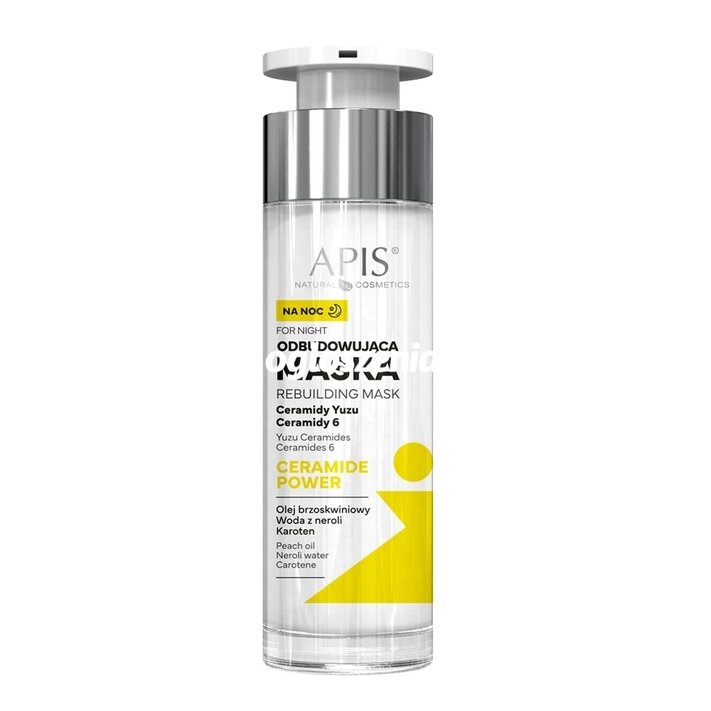 Zdjęcie produktu Odbudowujaca maska na noc z ceramidami - Apis Ceramide Power - 50 ml