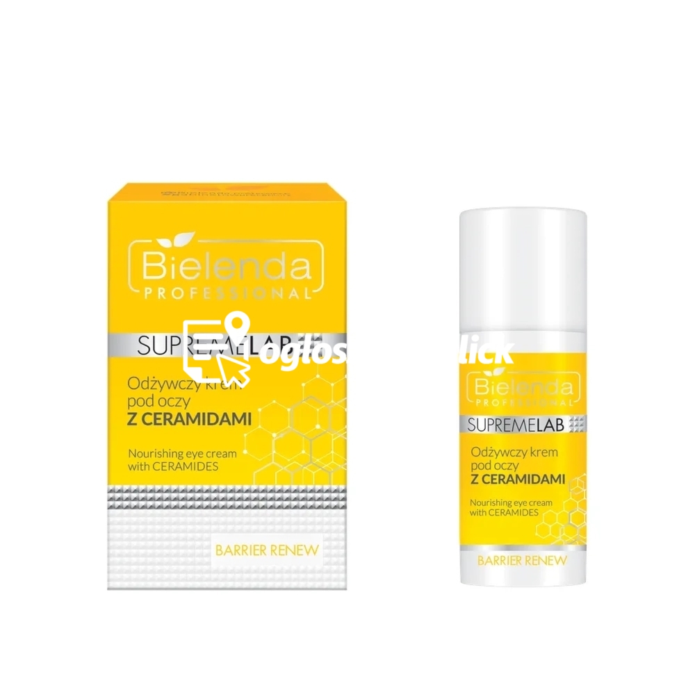 Zdjęcie produktu Odzywczy krem pod oczy z Ceramidami - Bielenda Supremelab Barrier Renew - 15 ml