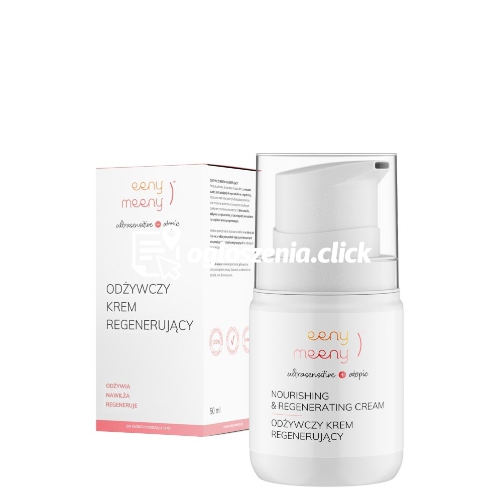 Zdjęcie produktu Odzywczy krem regenerujacy do twarzy eeny meeny 50 ml