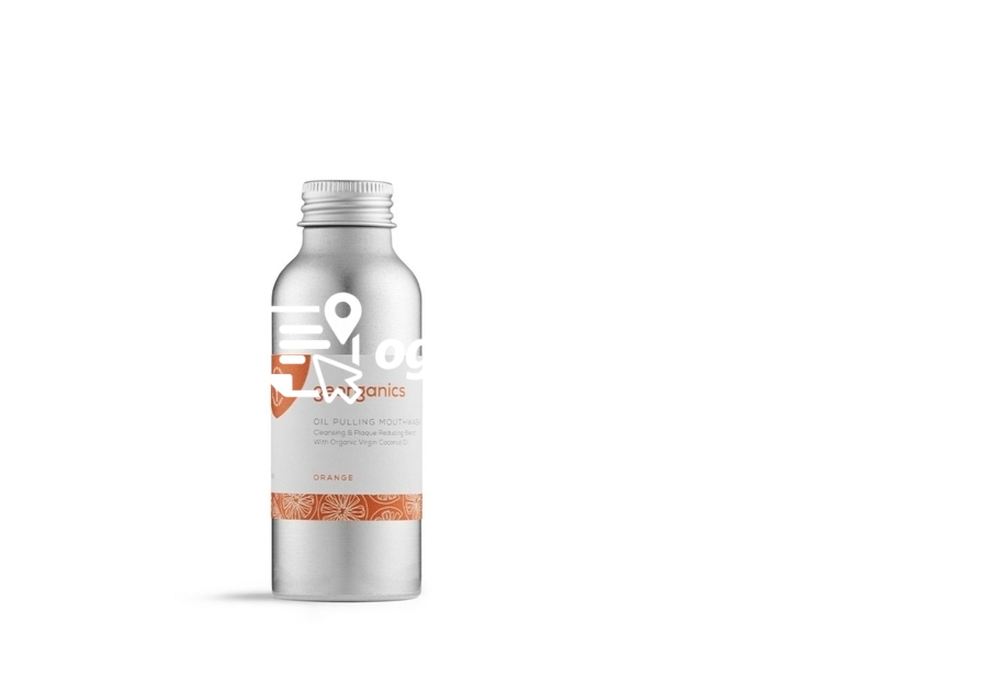 Zdjęcie produktu Olej do plukania ust, naturalny sklad, do codziennej pielegnacji, smak pomaranczowy, 100 ml