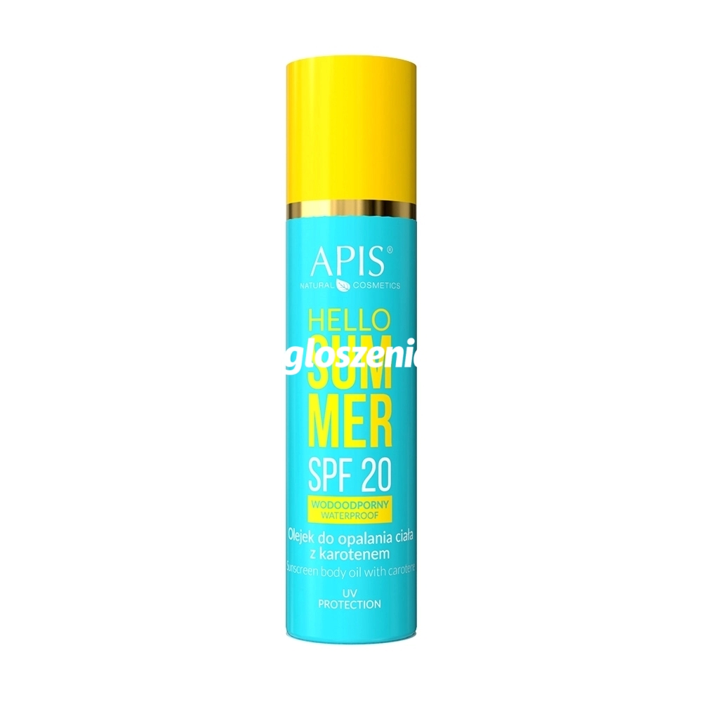 Zdjęcie produktu Olejek do opalania ciala z karotenem SPF 20 - Apis Hello Summer - 150 ml