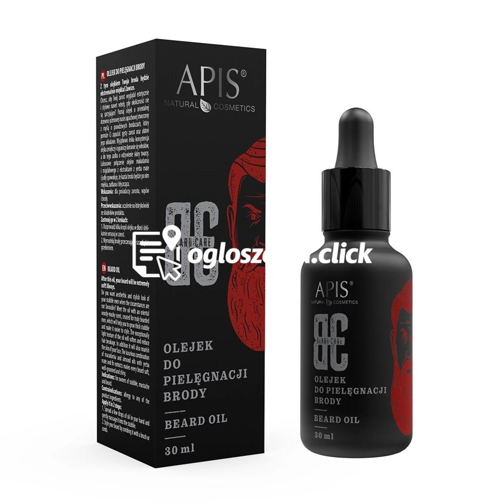 Zdjęcie produktu Olejek do pielegnacji brody - Apis Beard Care - 30 ml