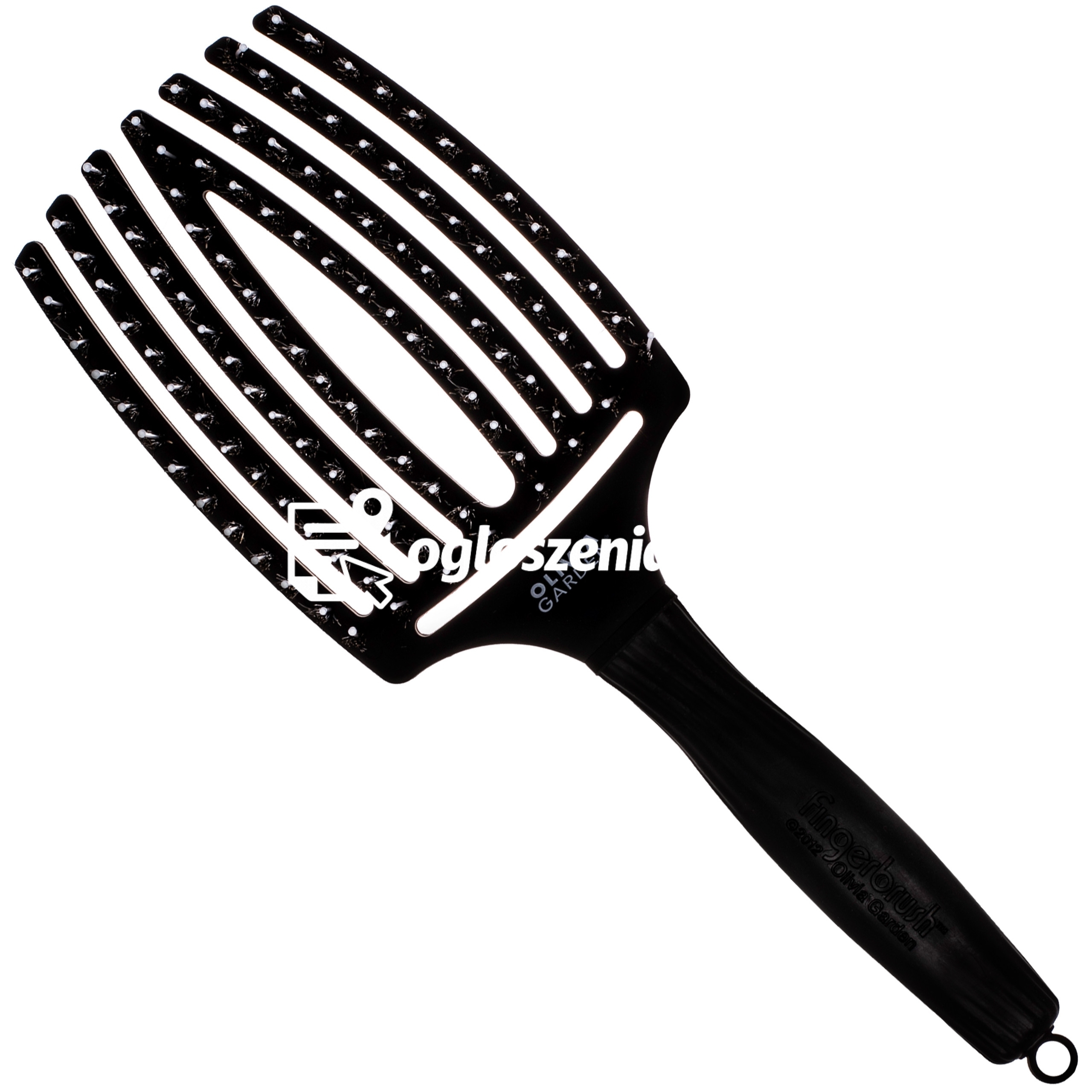 Zdjęcie produktu Olivia Garden Finger Brush Combo Large, szczotka do codziennej pielegnacji, rózne kolory Black | Czarny