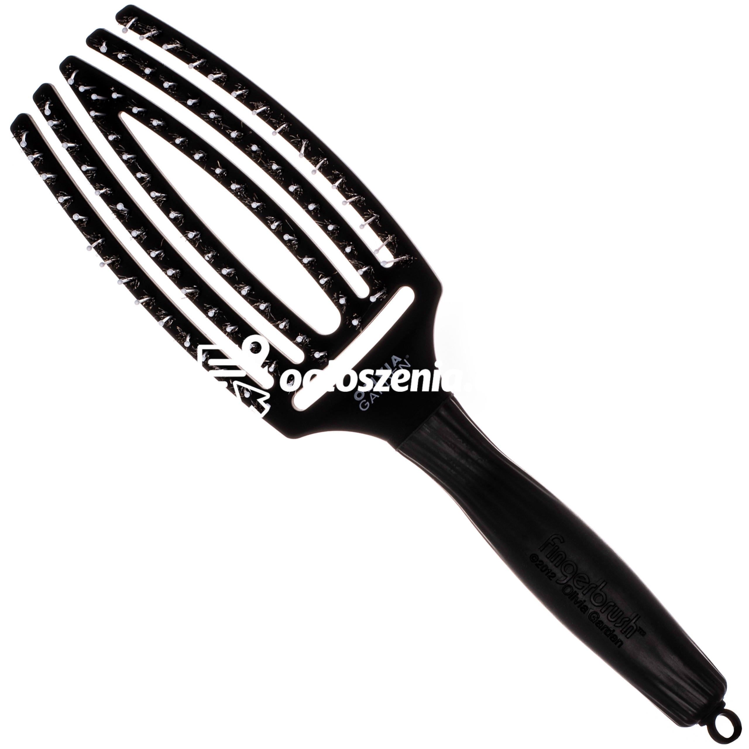 Zdjęcie produktu Olivia Garden Finger Brush Combo Medium, szczotka z wlosiem dzika do rozczesywania, rózne kolory Black |