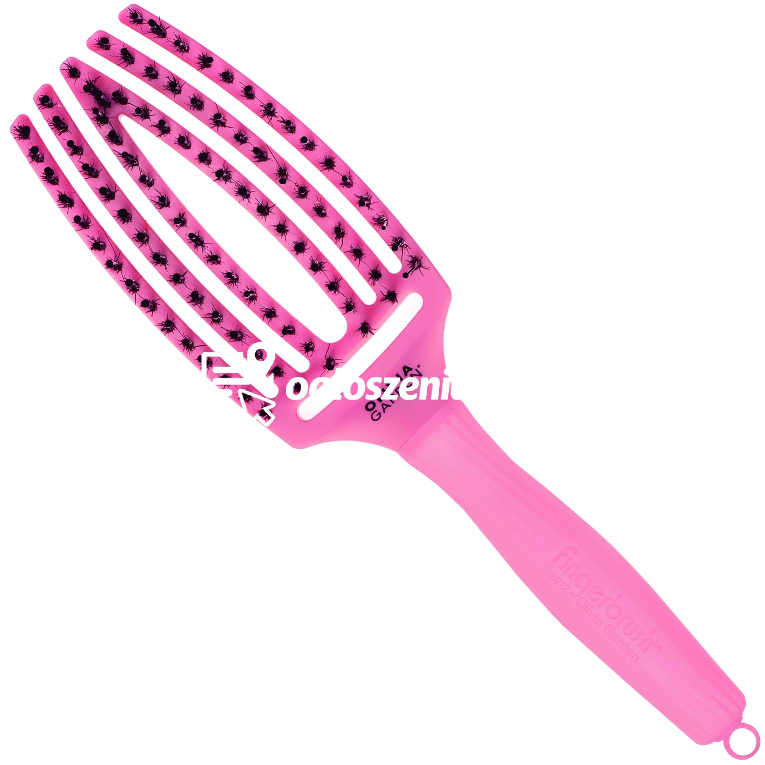 Zdjęcie produktu Olivia Garden Finger Brush Combo Medium, szczotka z wlosiem dzika do rozczesywania, rózne kolory Bright