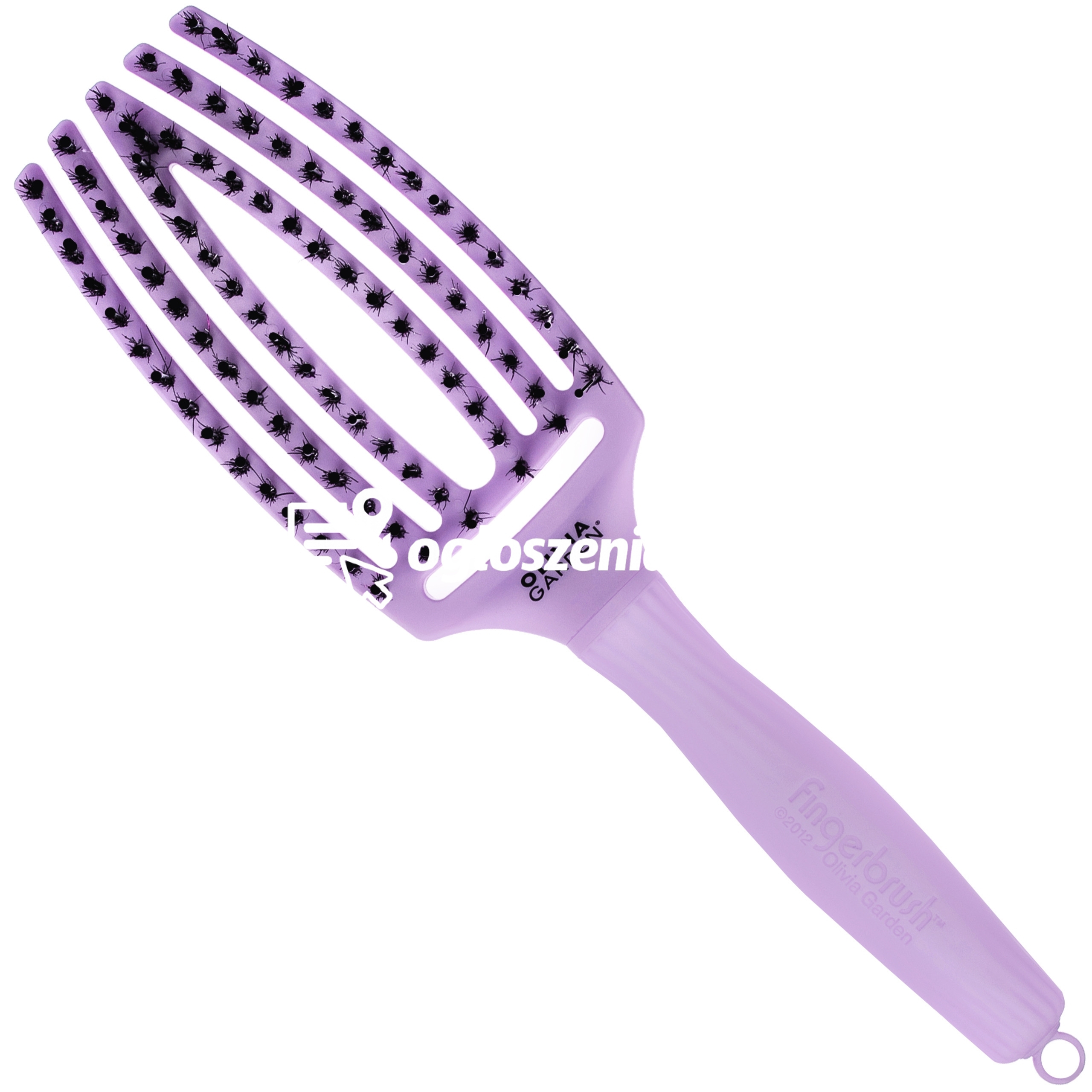 Zdjęcie produktu Olivia Garden Finger Brush Combo Medium, szczotka z wlosiem dzika do rozczesywania, rózne kolory Grape
