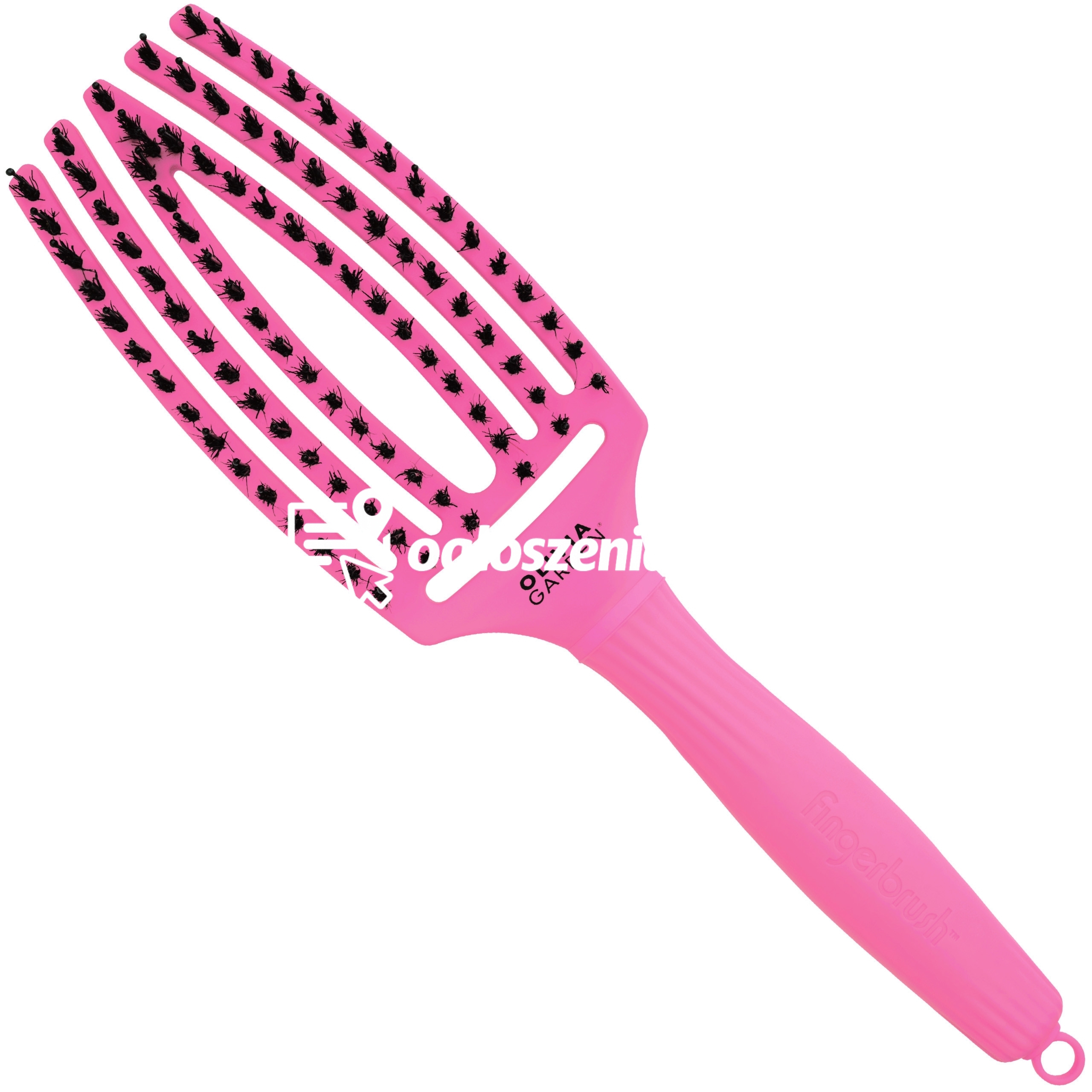 Zdjęcie produktu Olivia Garden Finger Brush Combo Medium, szczotka z wlosiem dzika do rozczesywania, rózne kolory Bubble