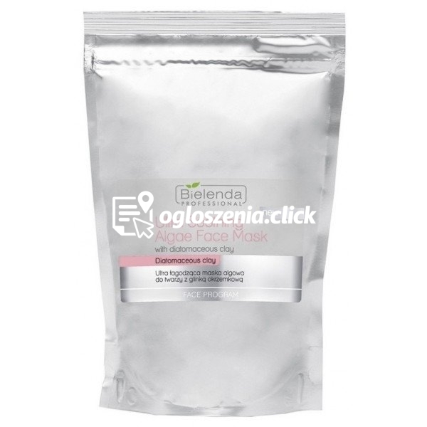 Zdjęcie produktu Opakowanie uzupelniajace - Bielenda Ultra lagodzaca maska algowa do twarzy z glinka okrzemkowa 190g