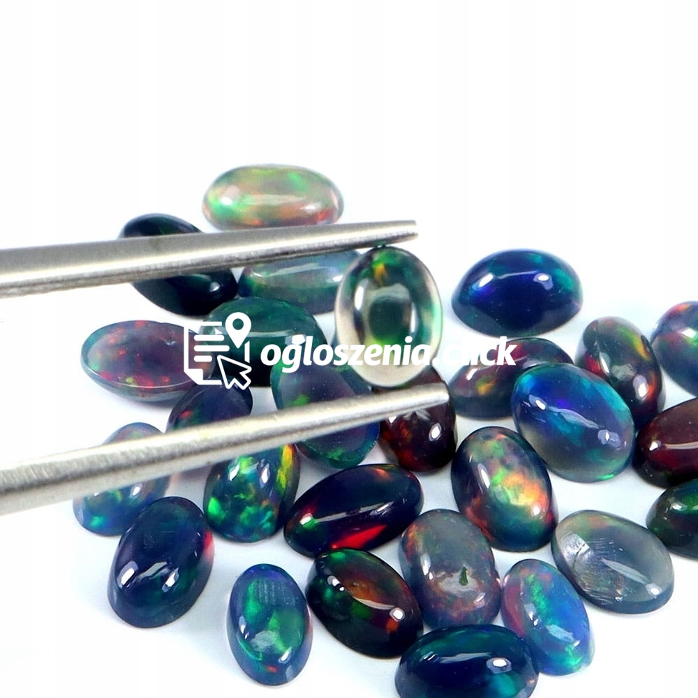 Zdjęcie produktu Opale czarne 4.14ct kamienie naturalne 28 sztuk