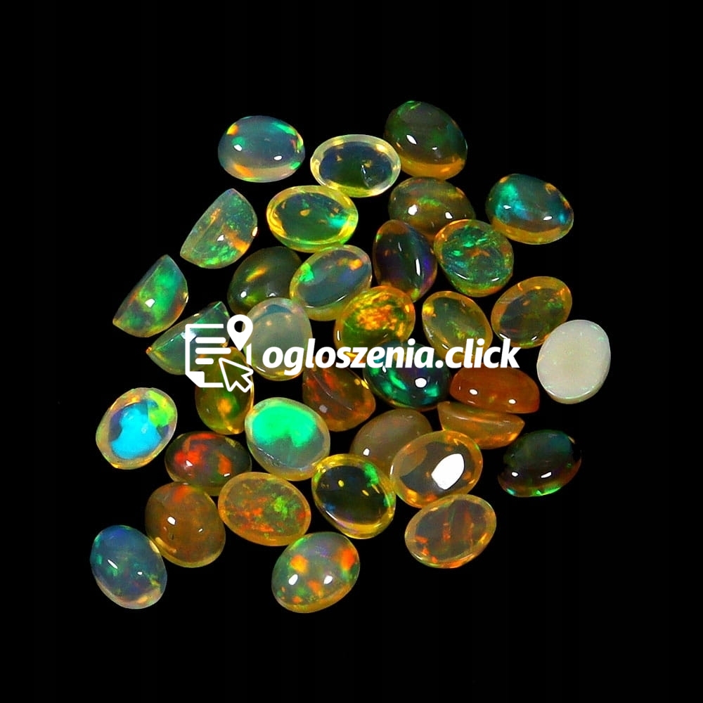 Zdjęcie produktu Opale ogniste 4.65ct kamienie naturalne 35 sztuk IF AAA