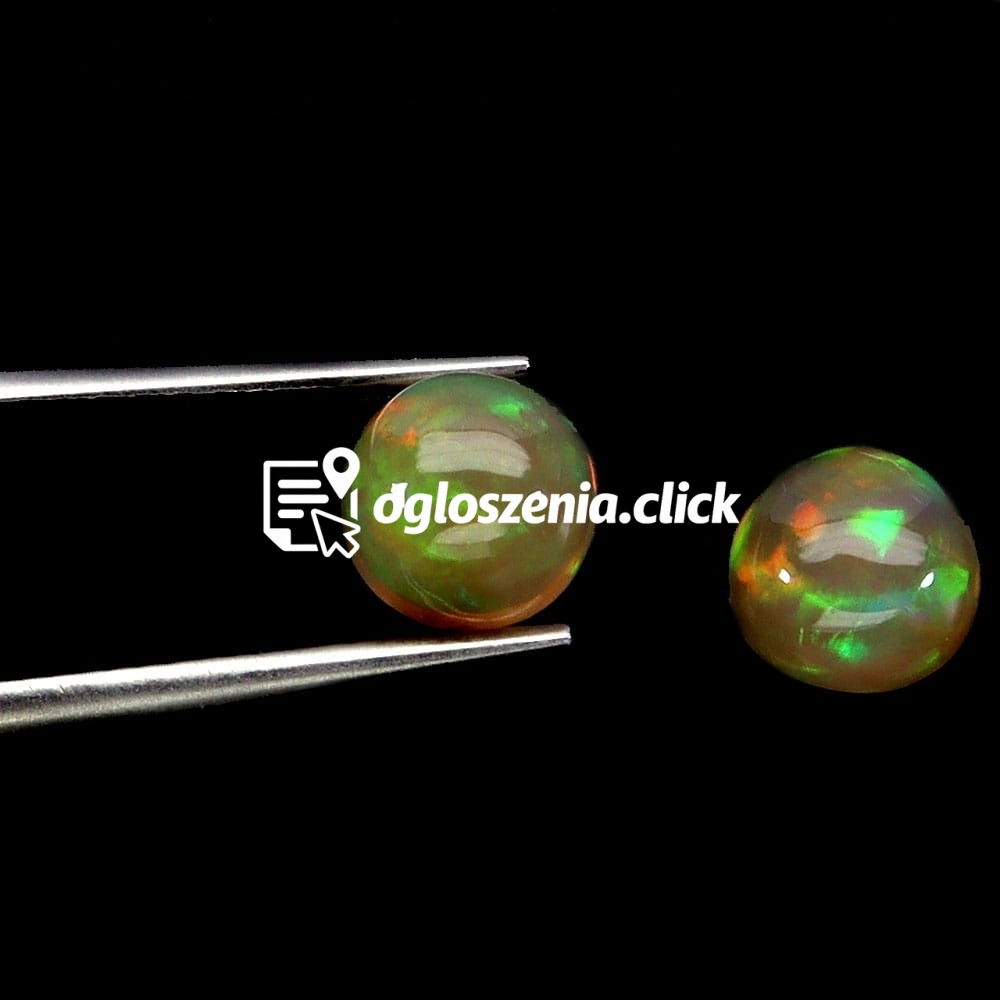 Zdjęcie produktu Opale ogniste AAA kamienie naturalne 2ct IF 2 sztuki