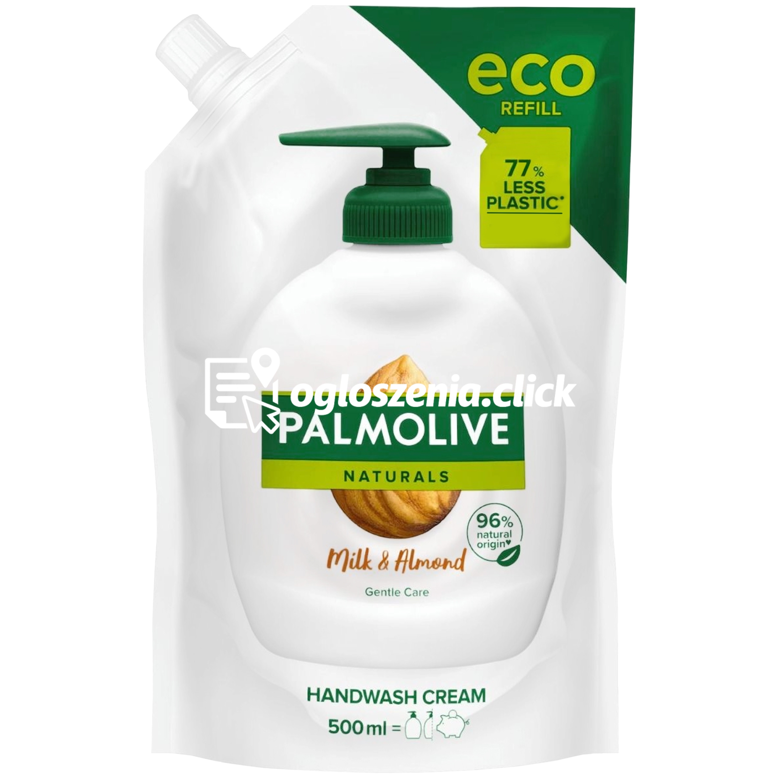 Zdjęcie produktu Palmolive Milk & Almond - kremowe migdalowe mydlo w plynie do uzupelnienia 500ml