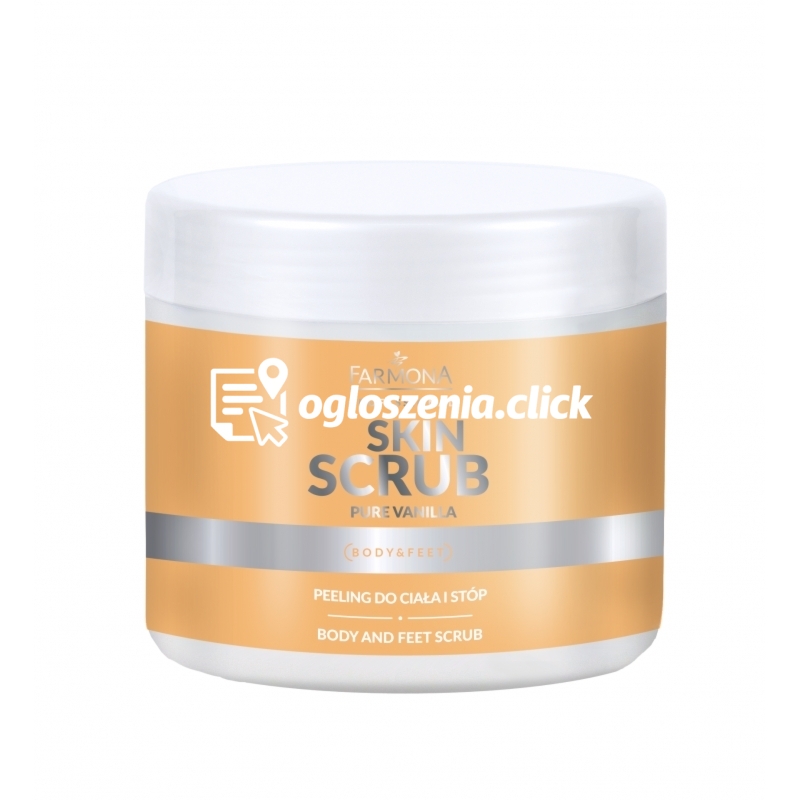 Zdjęcie produktu Peeling do ciala i stóp - Farmona Professional - Skin Scrub Pure Vanilla - 500 g