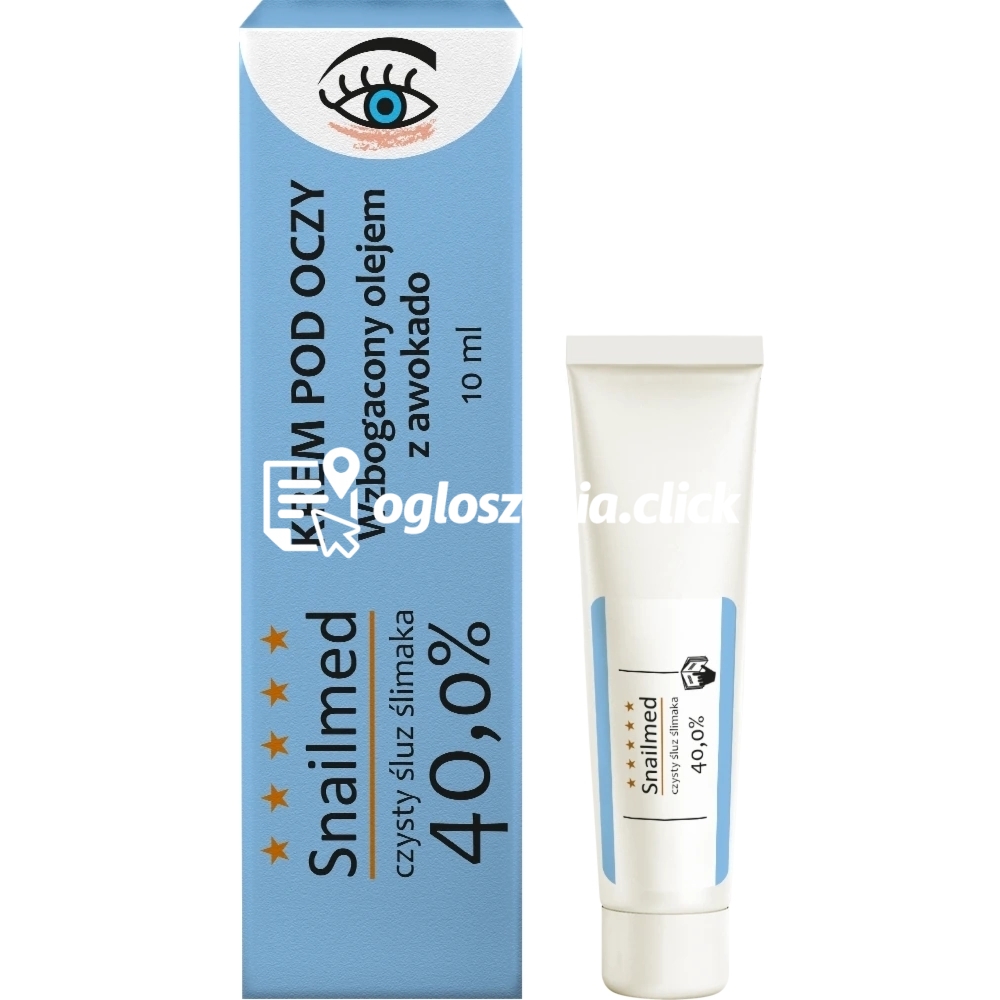Zdjęcie produktu Pielegnacyjny Krem pod oczy z naturalnym sluzem slimaka z olejkiem z awokado oraz maslem shea