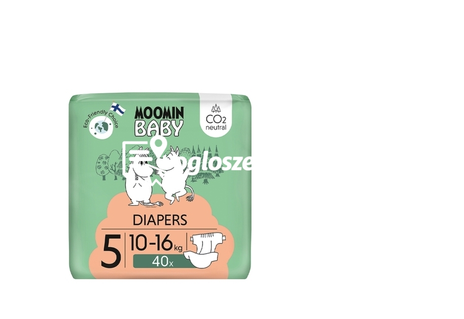 Zdjęcie produktu Pieluszki ekologiczne dla dzieci rozmiar 5 (10-16 kg), 40 sztuk