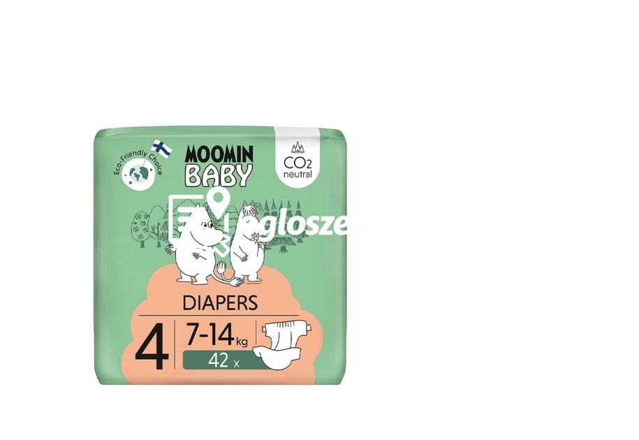 Zdjęcie produktu Pieluszki ekologiczne dla dzieci rozmiar 4 (7-14 kg), 42 sztuk