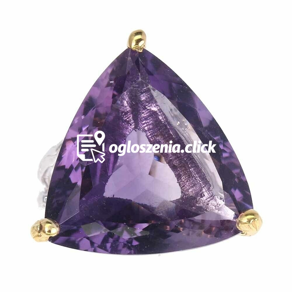 Zdjęcie produktu Pierscionek srebro naturalny ametyst 17.72ct r 19