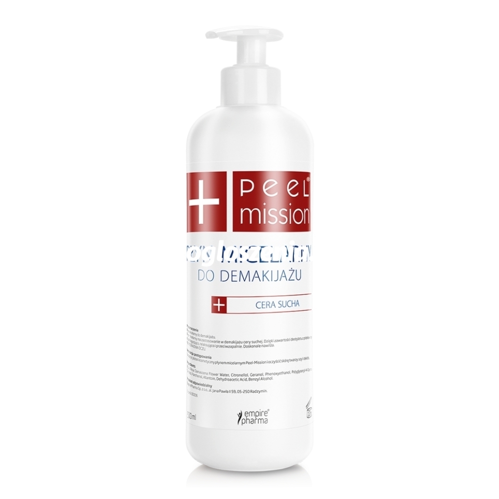 Zdjęcie produktu Plyn micelarny do cery suchej - Peel Mission - 500 ml