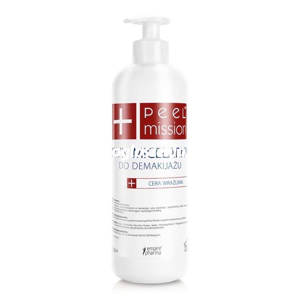 Zdjęcie produktu Plyn micelarny do cery wrazliwej - Peel Mission - 500 ml