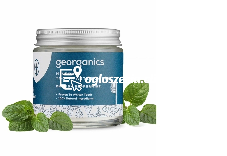 Zdjęcie produktu Proszek do mycia zebów, naturalny sklad, do codziennej pielegnacji, smak miety pieprzowej, 60 ml