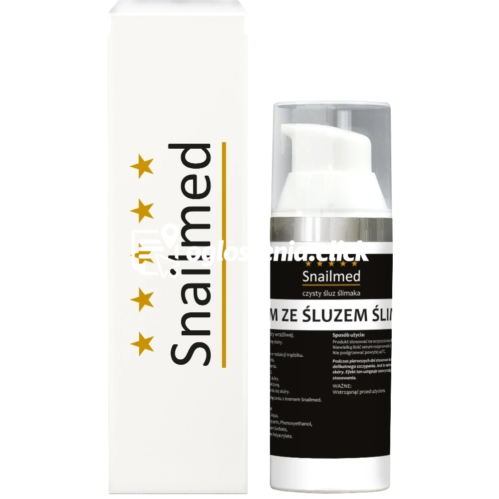 Zdjęcie produktu Przeciwstarzeniowo rewitalizujace Serum z naturalnym sluzem slimaka oraz kwasem hialuronowym