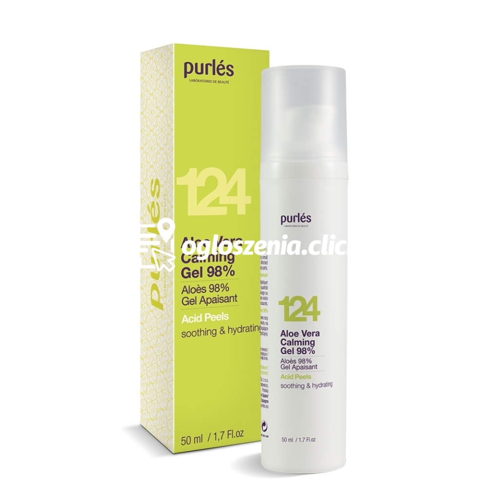 Zdjęcie produktu Purles 124 Aloe Vera Calming Gel Kojacy Zel Aloesowy 98% 50 ml