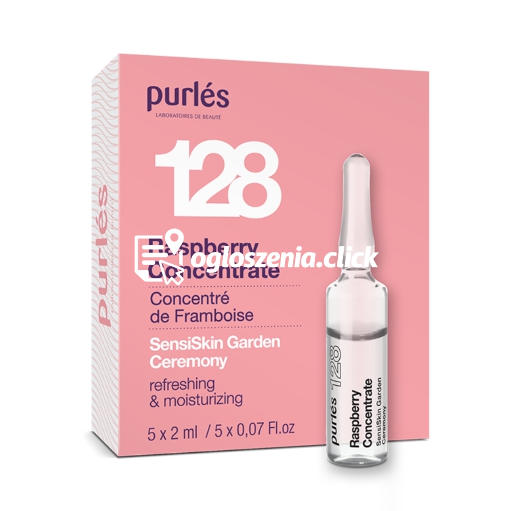Zdjęcie produktu Purles 128 Raspberry Concentrate Koncentrat Malinowy 5 x 2 ml