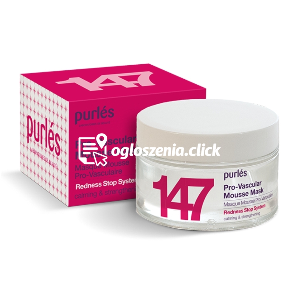 Zdjęcie produktu Purles 147 Pro-Vascular Mousse Mask Maska - mus do skóry naczyniowej 50 ml