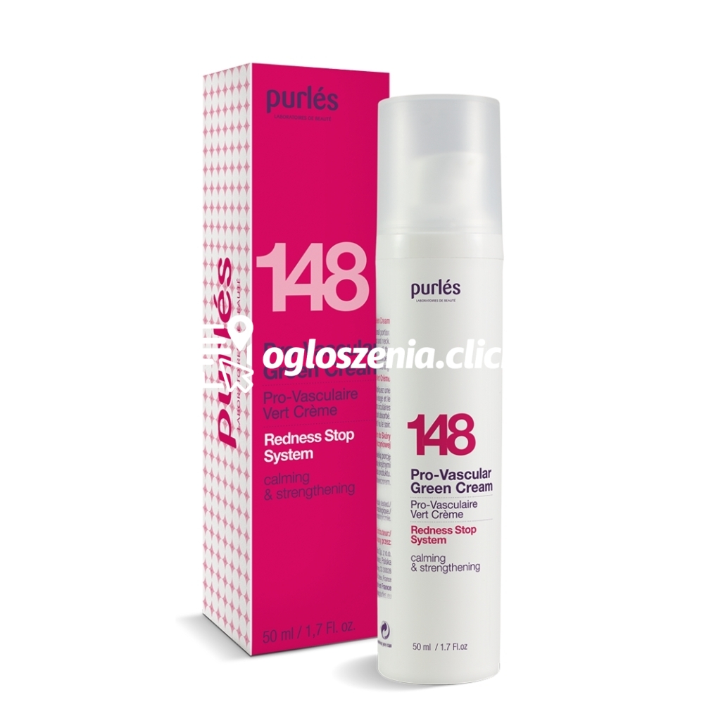 Zdjęcie produktu Purles 148 Pro-Vascular Green Cream Zielony krem do skóry naczyniowej 50 ml