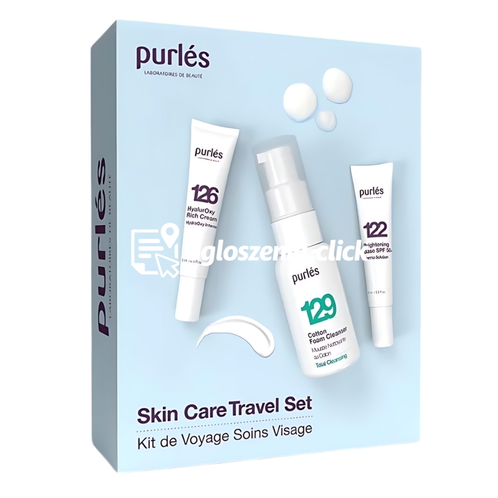 Zdjęcie produktu Purles - Skin Care Travel Set - Zestaw podrózny mini kosmetyków