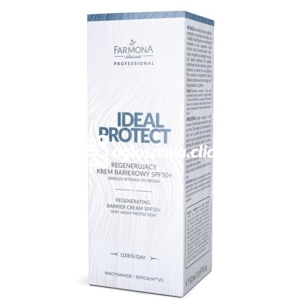 Zdjęcie produktu Regenerujacy krem barierowy SPF50+ Farmona Ideal Protect 50 ml