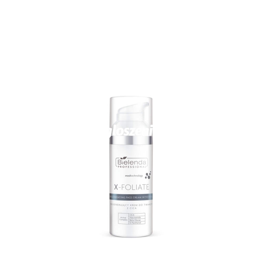 Zdjęcie produktu Regenerujacy krem do twarzy z Cica Bielenda X-Foliate 50 ml