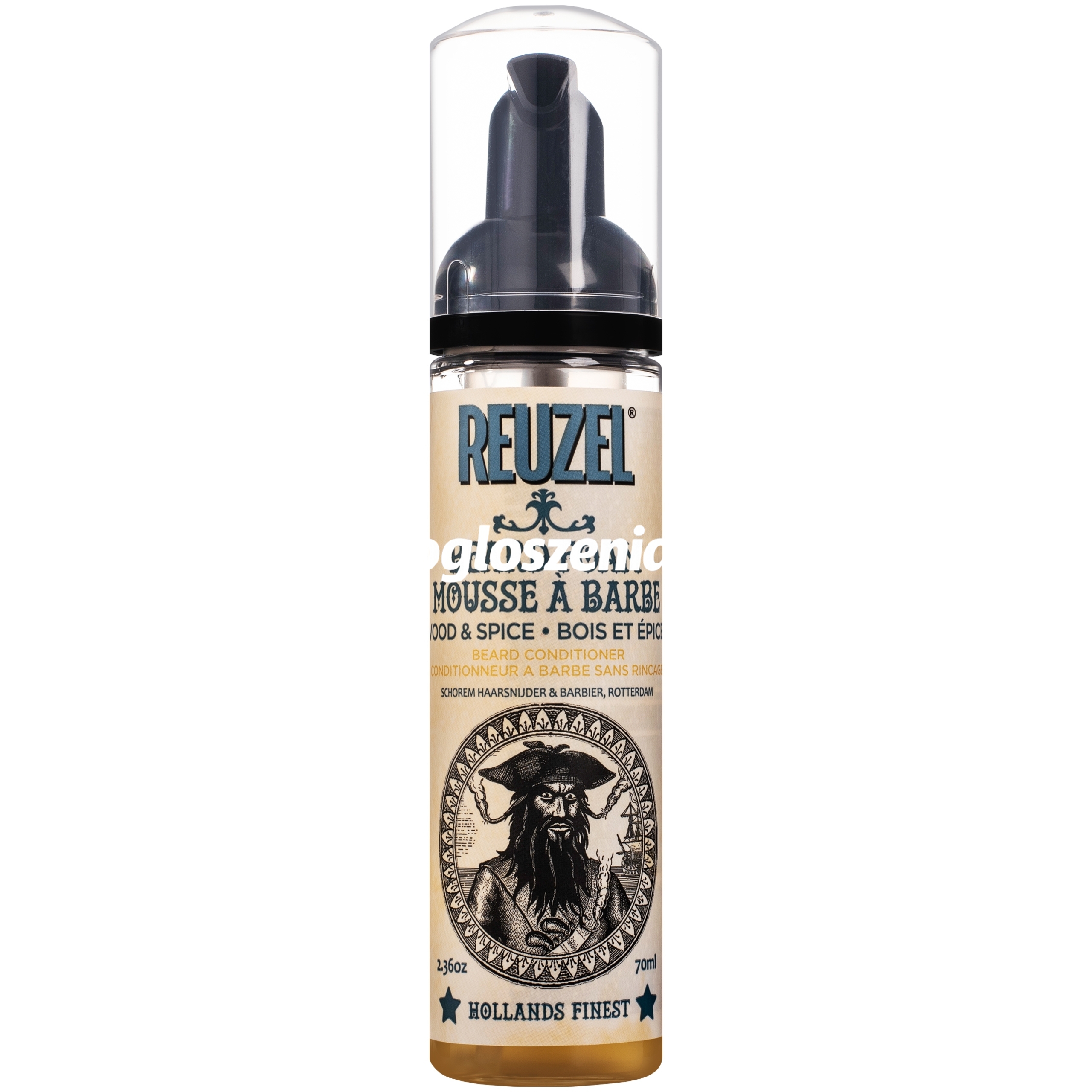 Zdjęcie produktu Reuzel Beard Foam Mousse a Barbe Wood & Spice - odzywka do brody w piance, 70ml