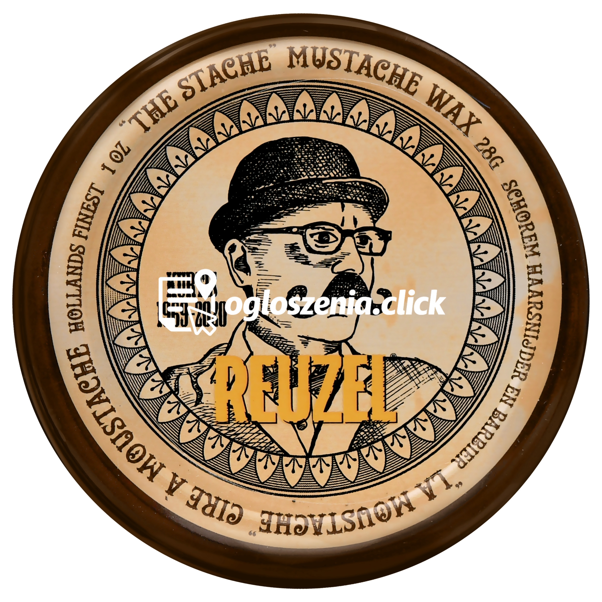 Zdjęcie produktu Reuzel The Stache Mustache Wax - wosk do wasów, utrwala i ulatwia modelowanie zarostu, 28g