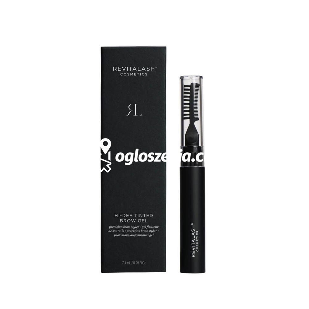 Zdjęcie produktu RevitaLash HI-DEF Tinted BROW GEL Koloryzujacy zel do brwi Dark Brown 7,4 ml