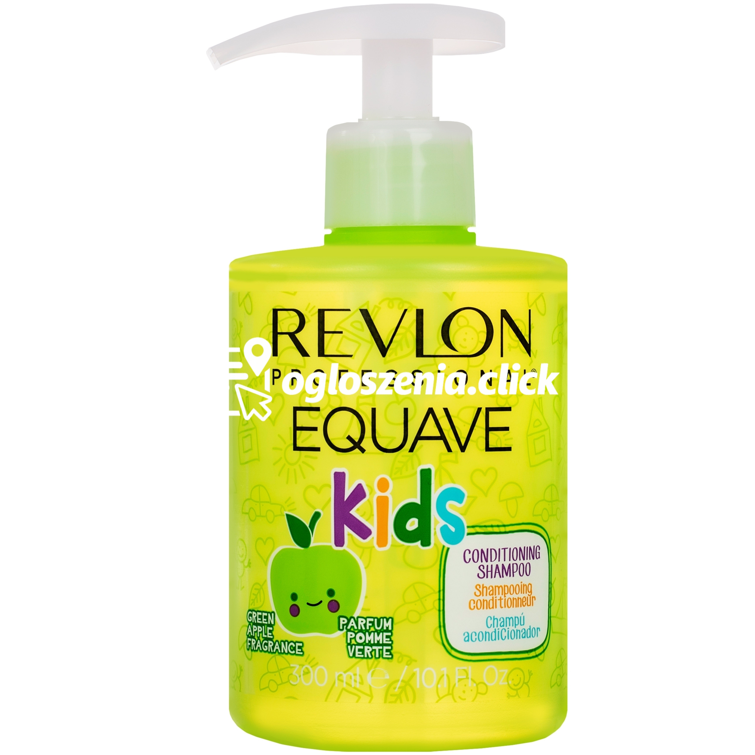 Zdjęcie produktu Revlon Equave Kids Conditioning Shampoo Green Apple - delikatny szampon dla dzieci, 300ml