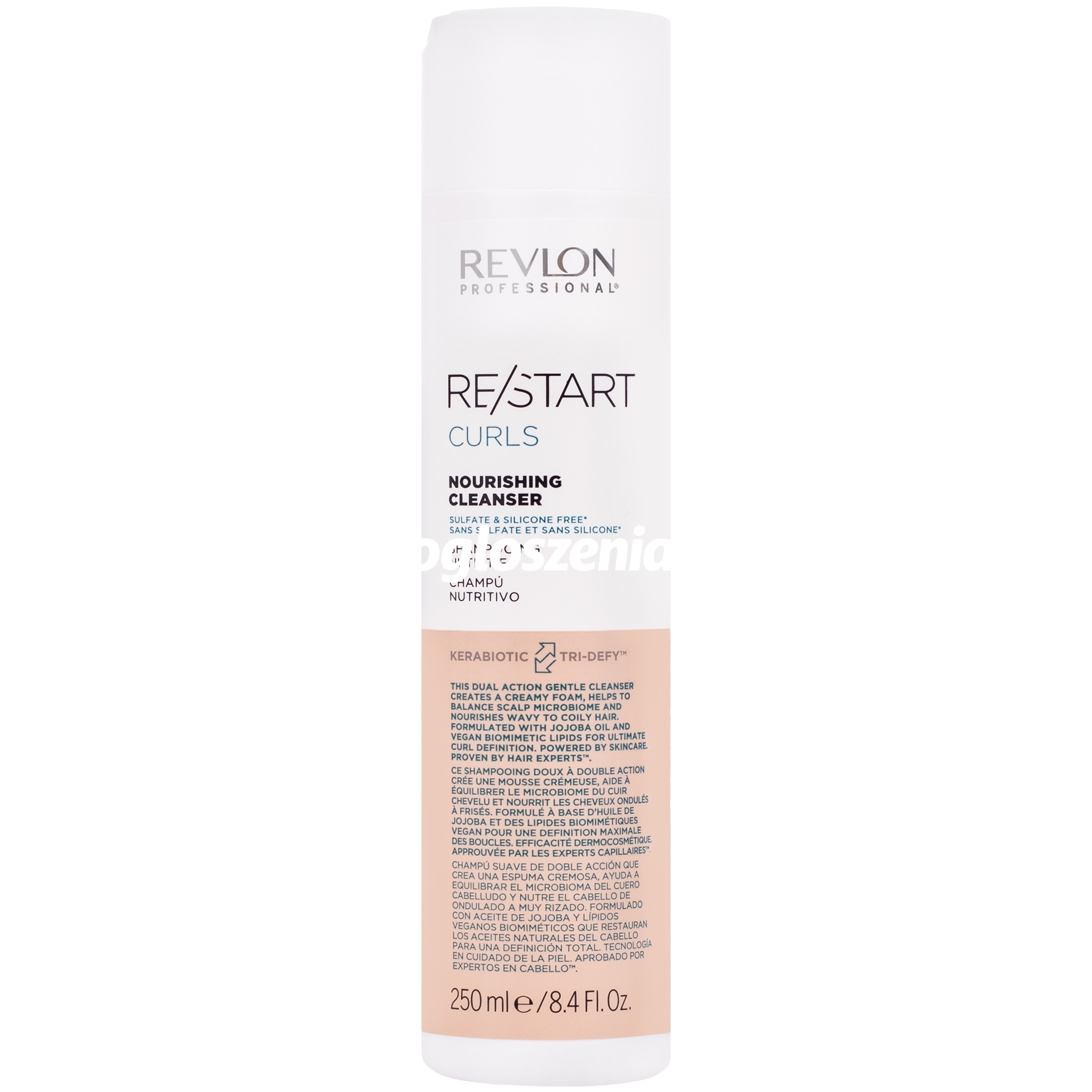 Zdjęcie produktu Revlon RE/START Curls Cleancer - szampon oczyszczajacy do wlosów kreconych i fal, 250ml