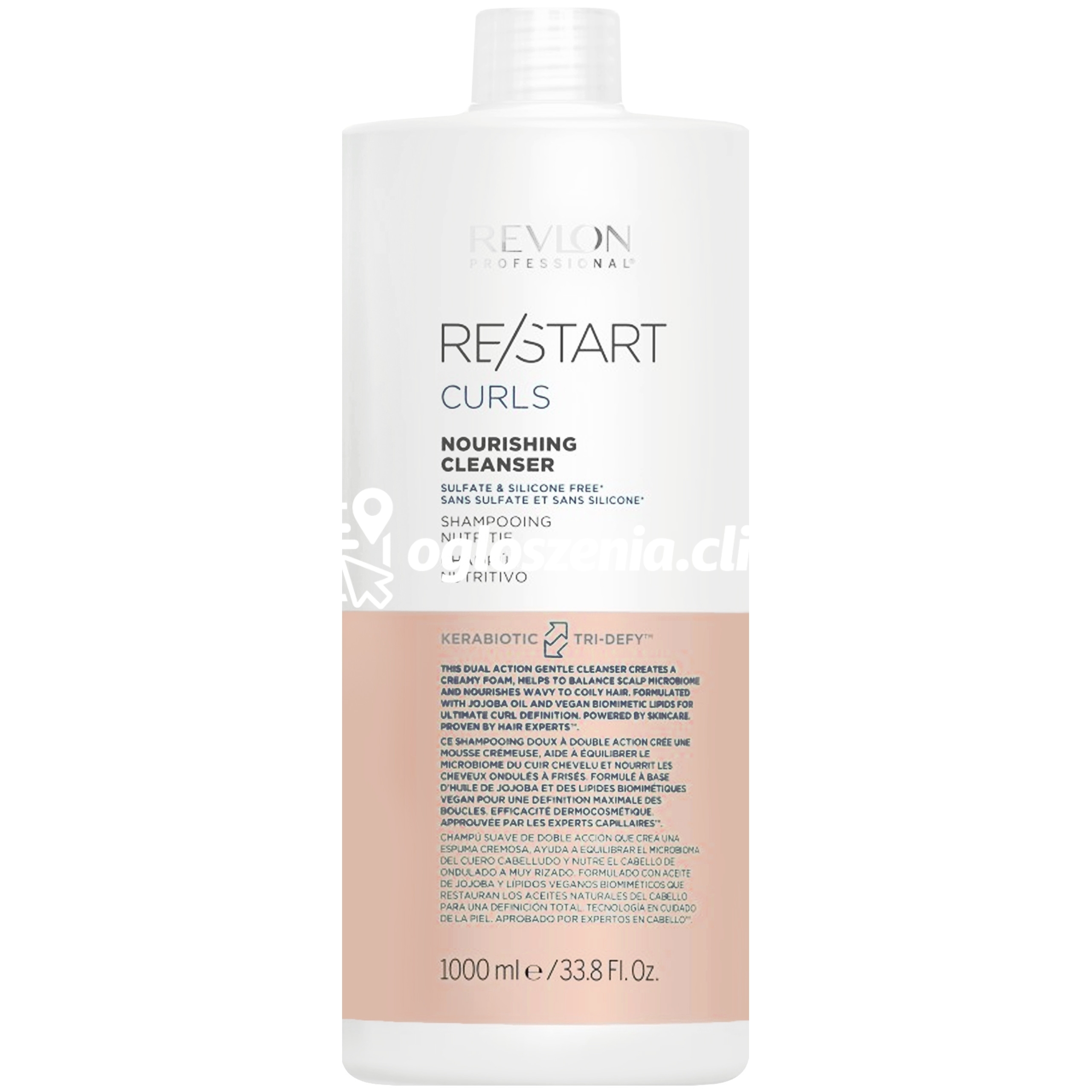 Zdjęcie produktu Revlon Restart Curls Cleancer - szampon do wlosów kreconych, 1000ml