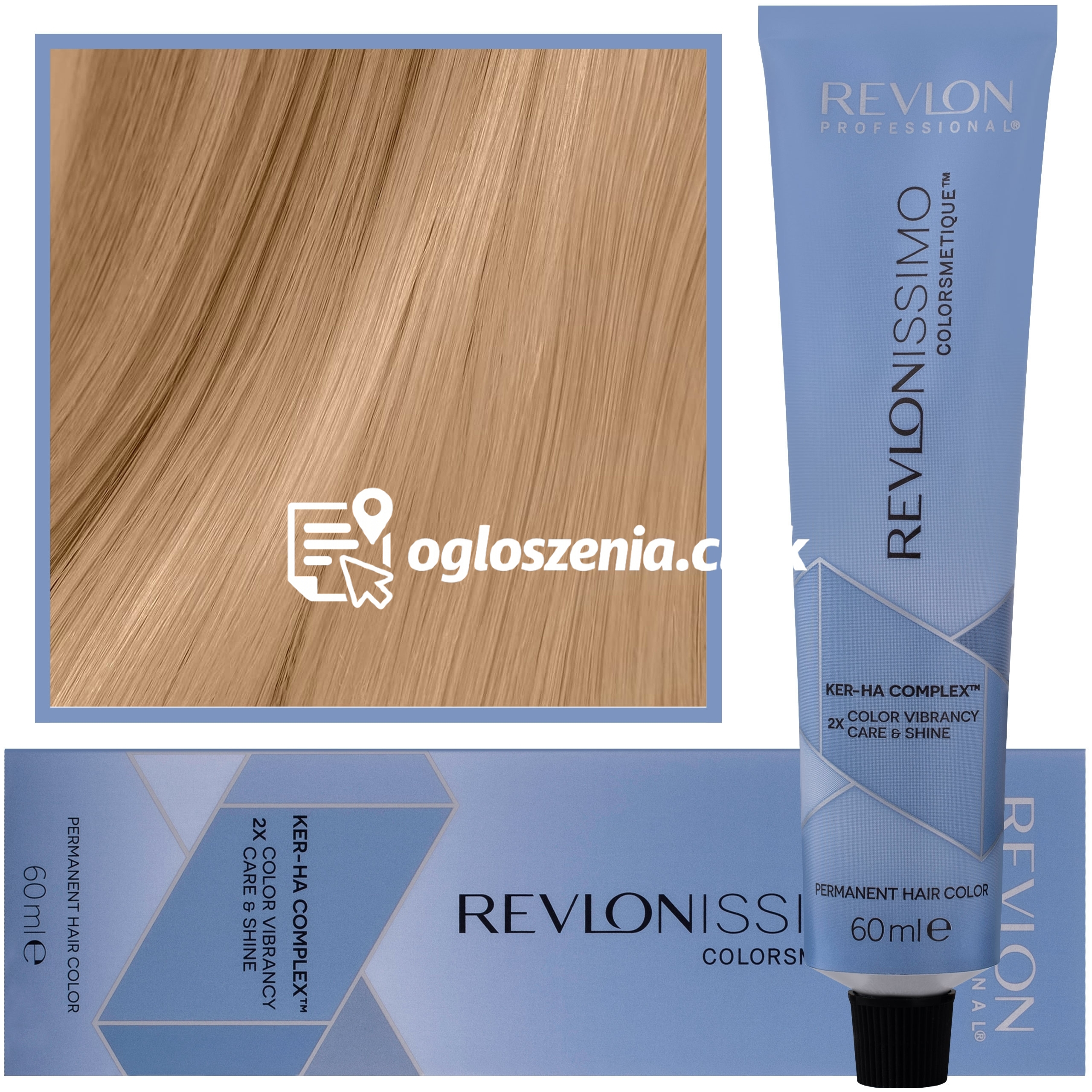 Zdjęcie produktu Revlon Revlonissimo Colorsmetique High Coverage - profesjonalna farba do siwych wlosów, 60ml HC 9,23 |