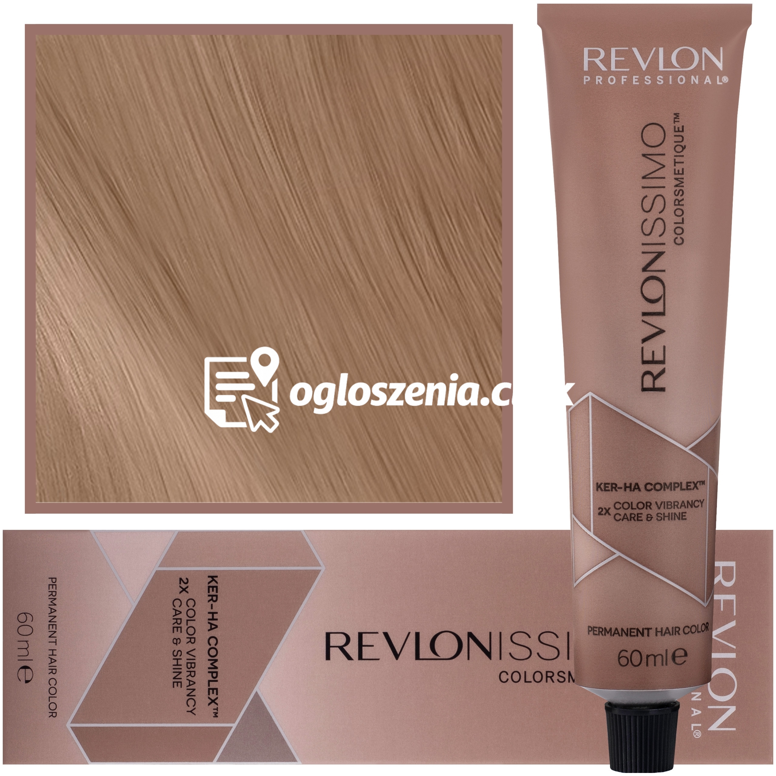 Zdjęcie produktu Revlon Revlonissimo Colorsmetique High Coverage - profesjonalna farba do siwych wlosów, 60ml HC 8,42 |