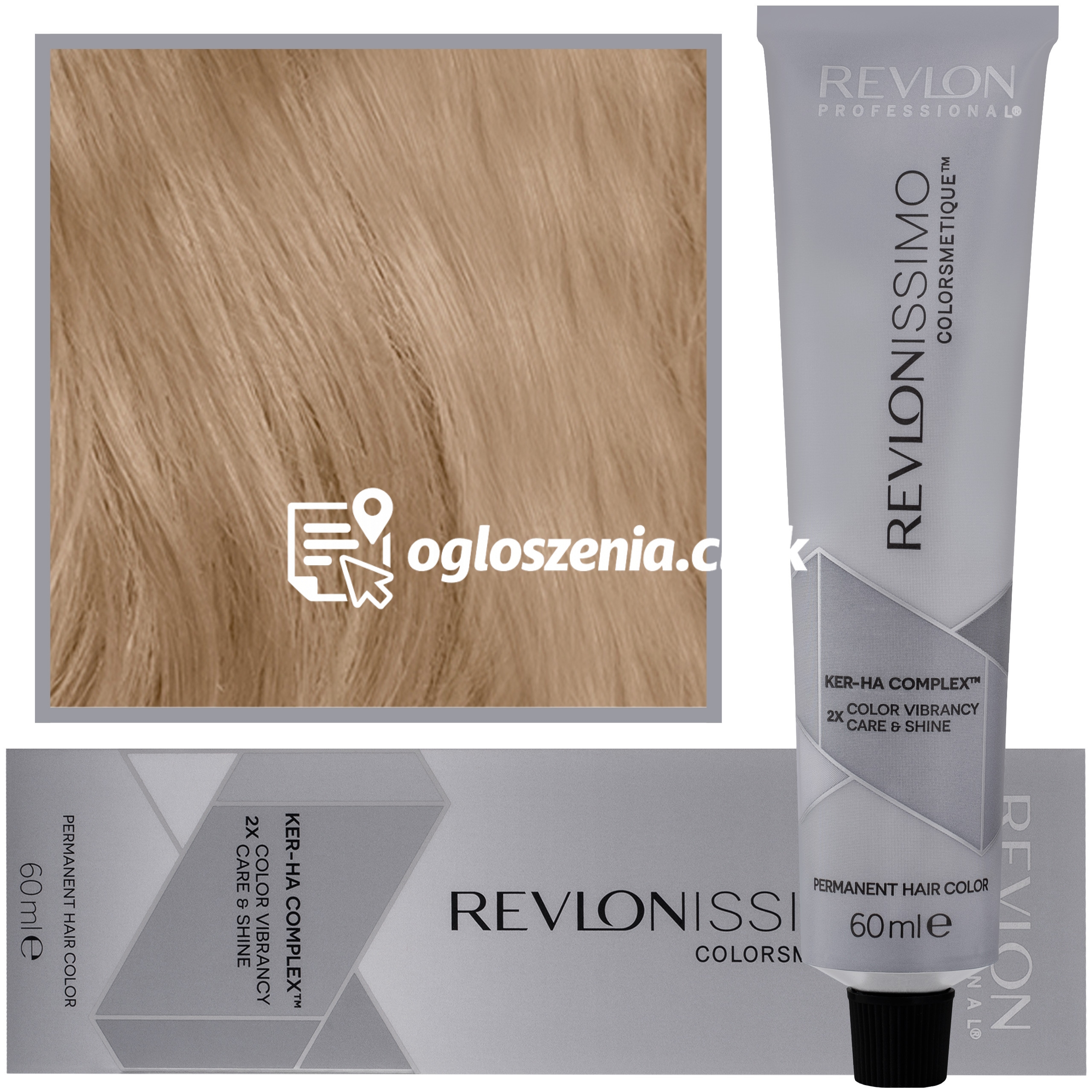 Zdjęcie produktu Revlon Revlonissimo Colorsmetique High Coverage - profesjonalna farba do siwych wlosów, 60ml HC 8 | Jasny