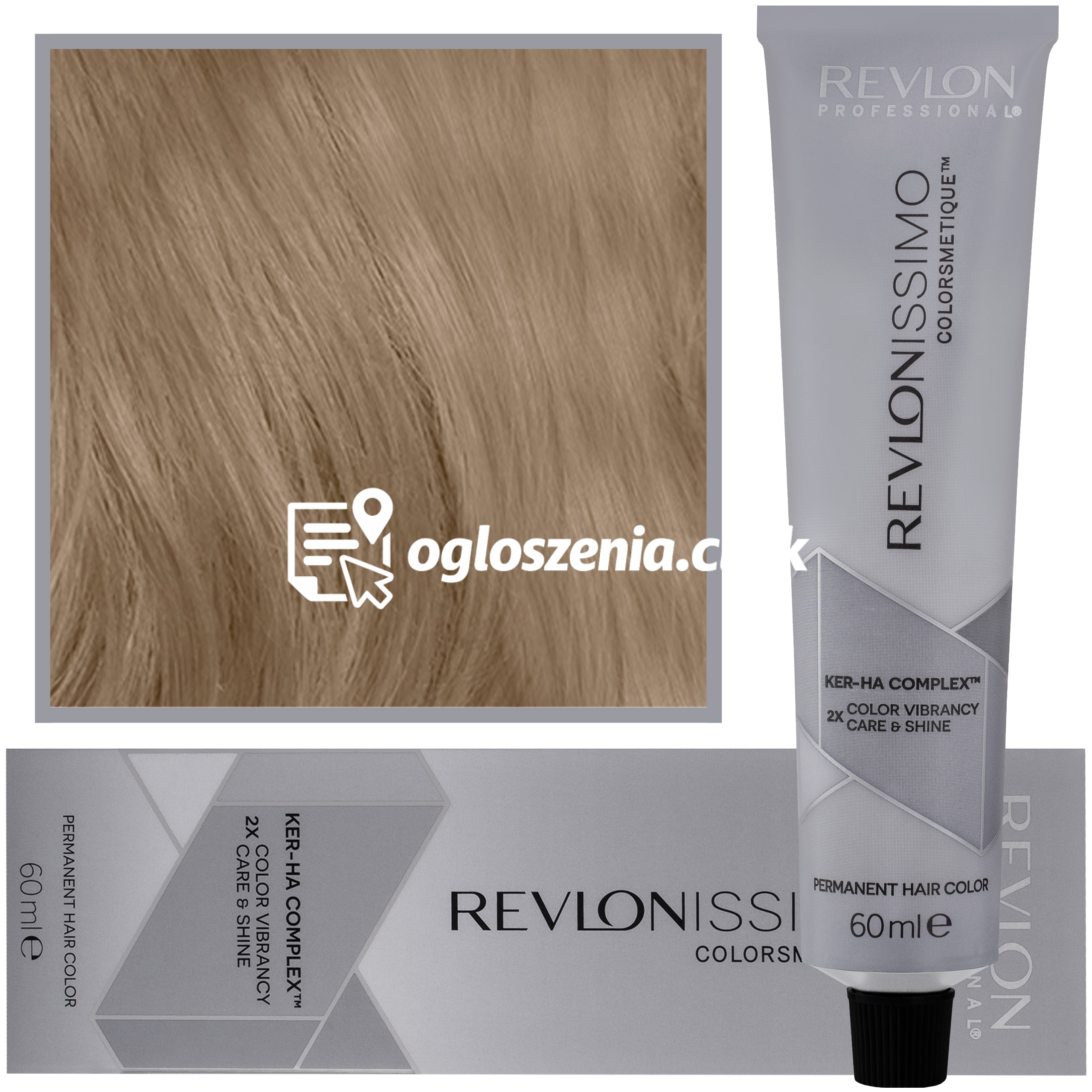 Zdjęcie produktu Revlon Revlonissimo Colorsmetique High Coverage - profesjonalna farba do siwych wlosów, 60ml HC 7 | Sredni