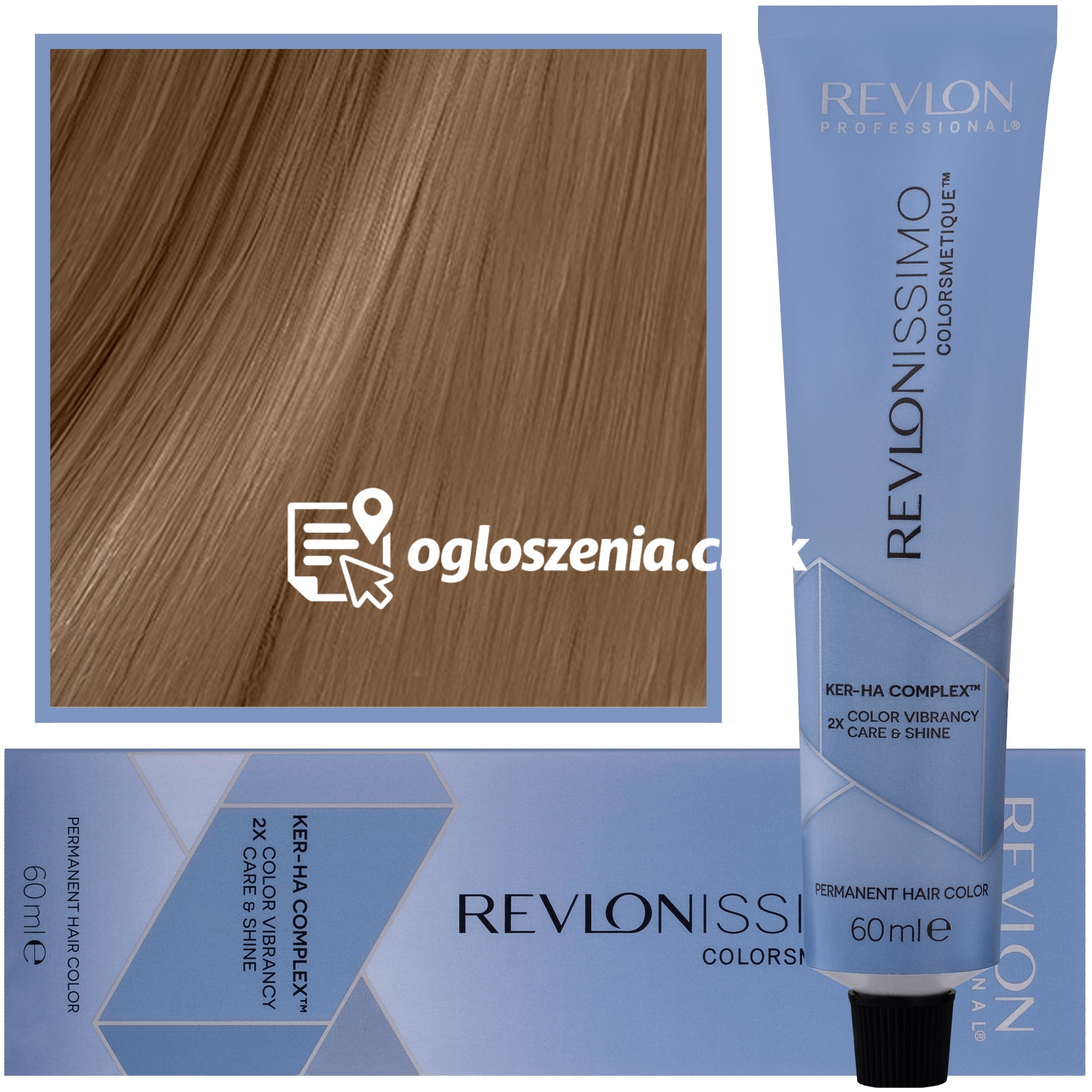 Zdjęcie produktu Revlon Revlonissimo Colorsmetique High Coverage - profesjonalna farba do siwych wlosów, 60ml HC 7,13 |