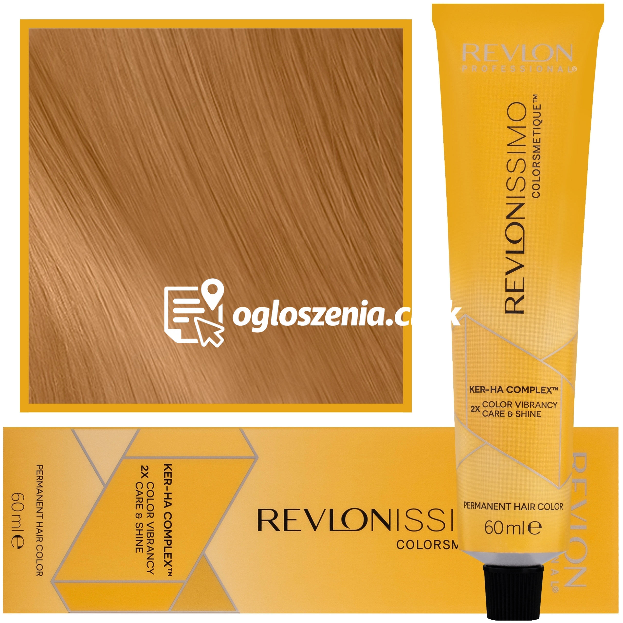 Zdjęcie produktu Revlon Revlonissimo Colorsmetique High Coverage - profesjonalna farba do siwych wlosów, 60ml HC 8,34 |