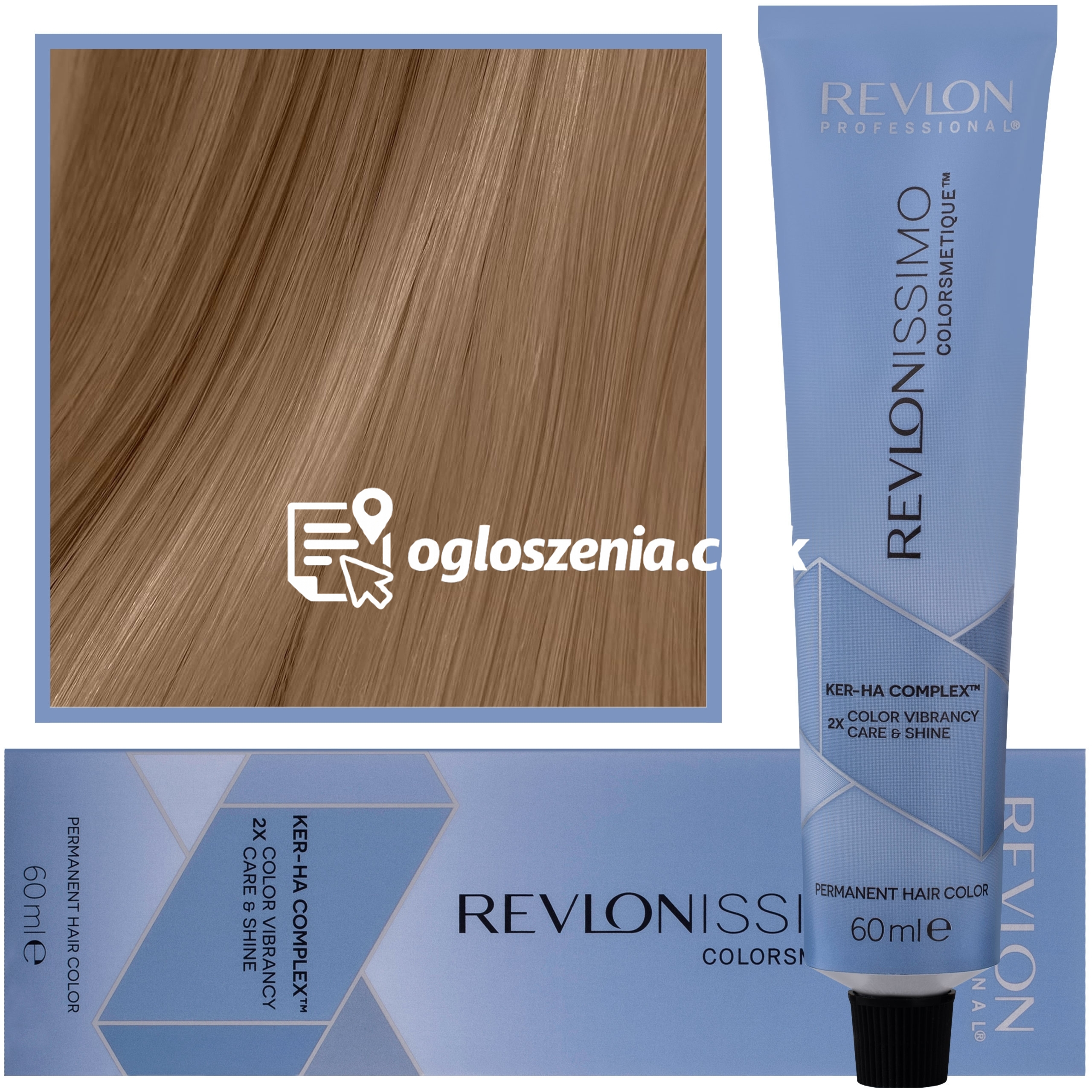 Zdjęcie produktu Revlon Revlonissimo Colorsmetique High Coverage - profesjonalna farba do siwych wlosów, 60ml HC 8,12 |