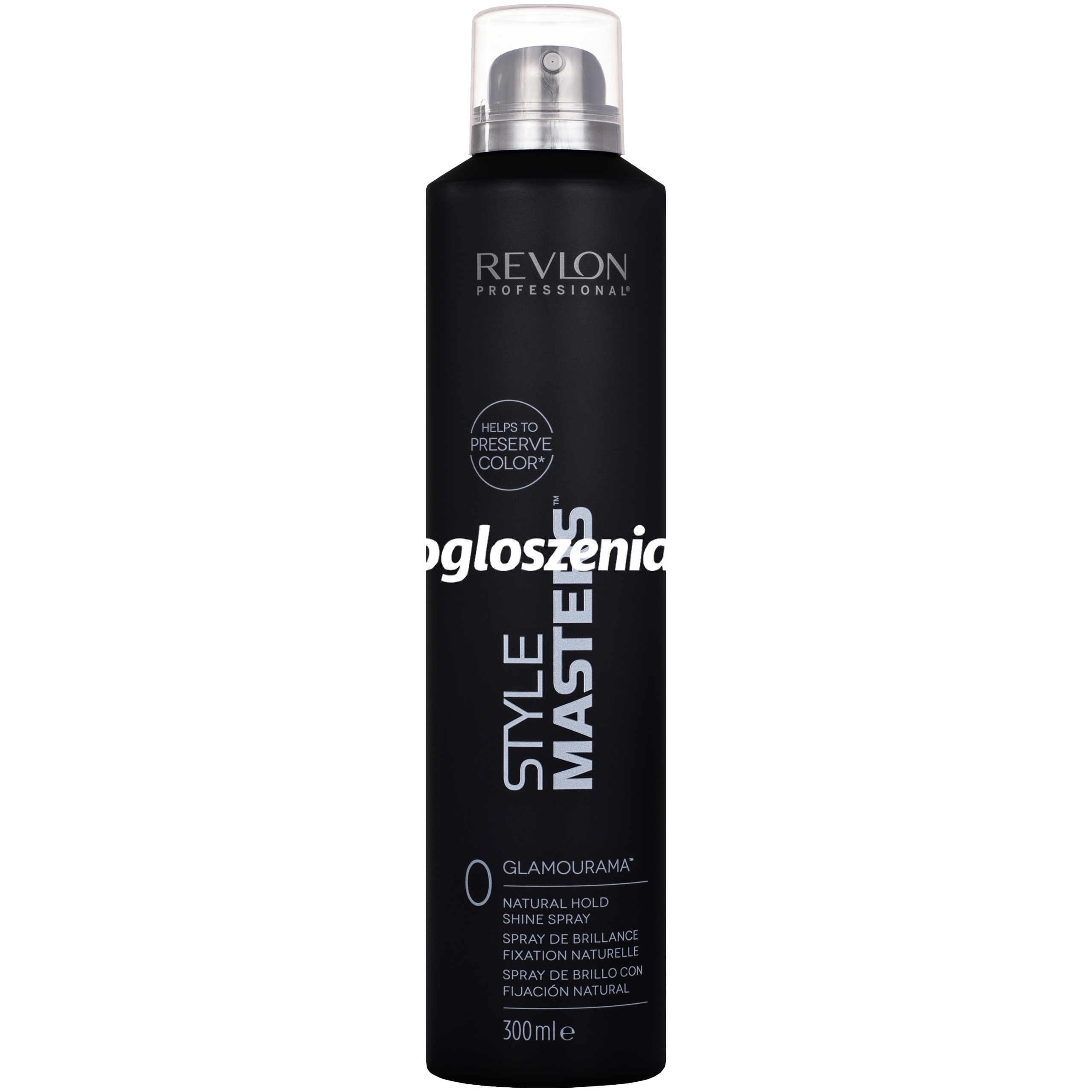 Zdjęcie produktu Revlon Style Masters Glamourama Natural Hold Shine Spray - spray nablyszczajacy wlosy, 300ml