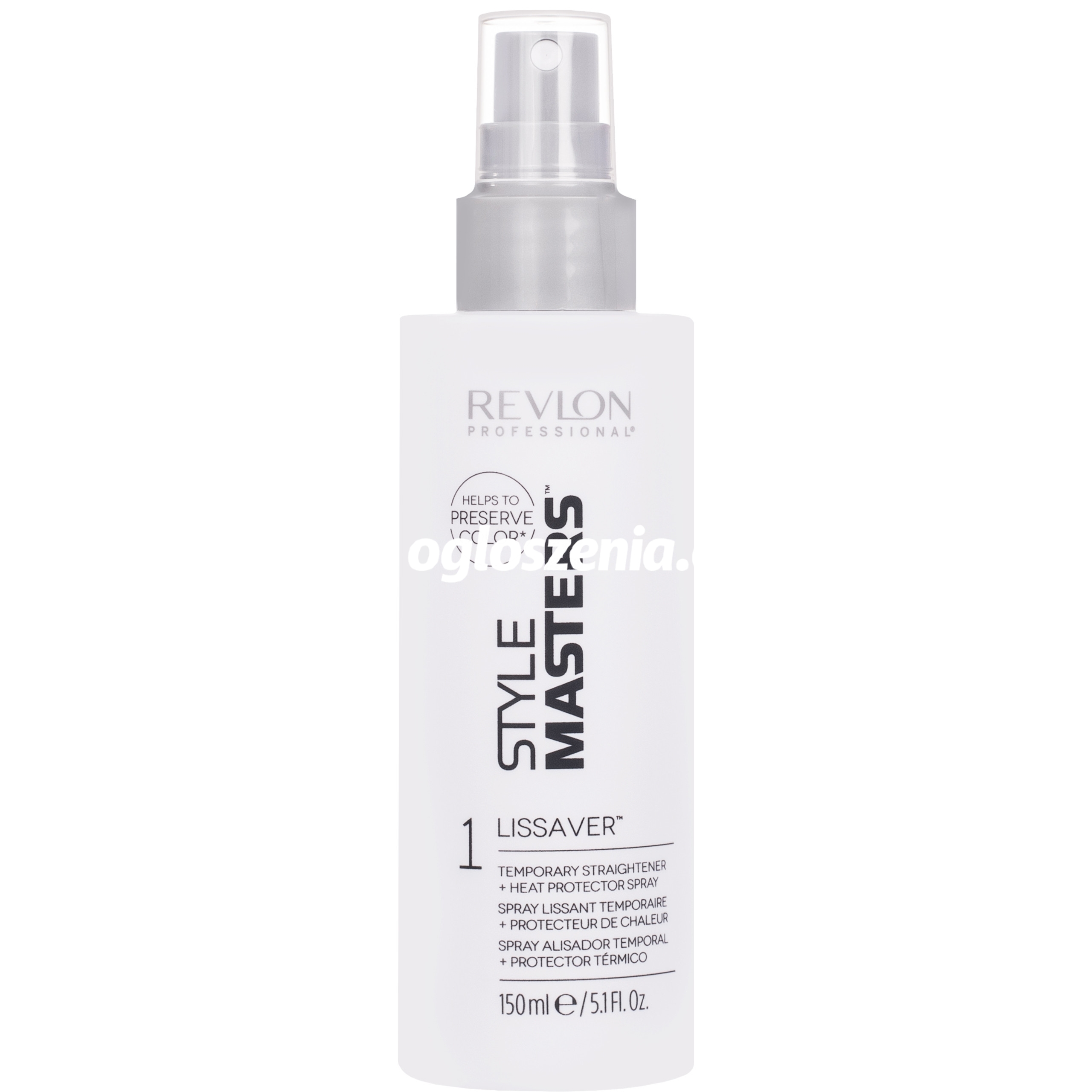 Zdjęcie produktu Revlon Style Masters Lissaver Temporary Straightener Spray - termoochronny do prostowania, 150ml