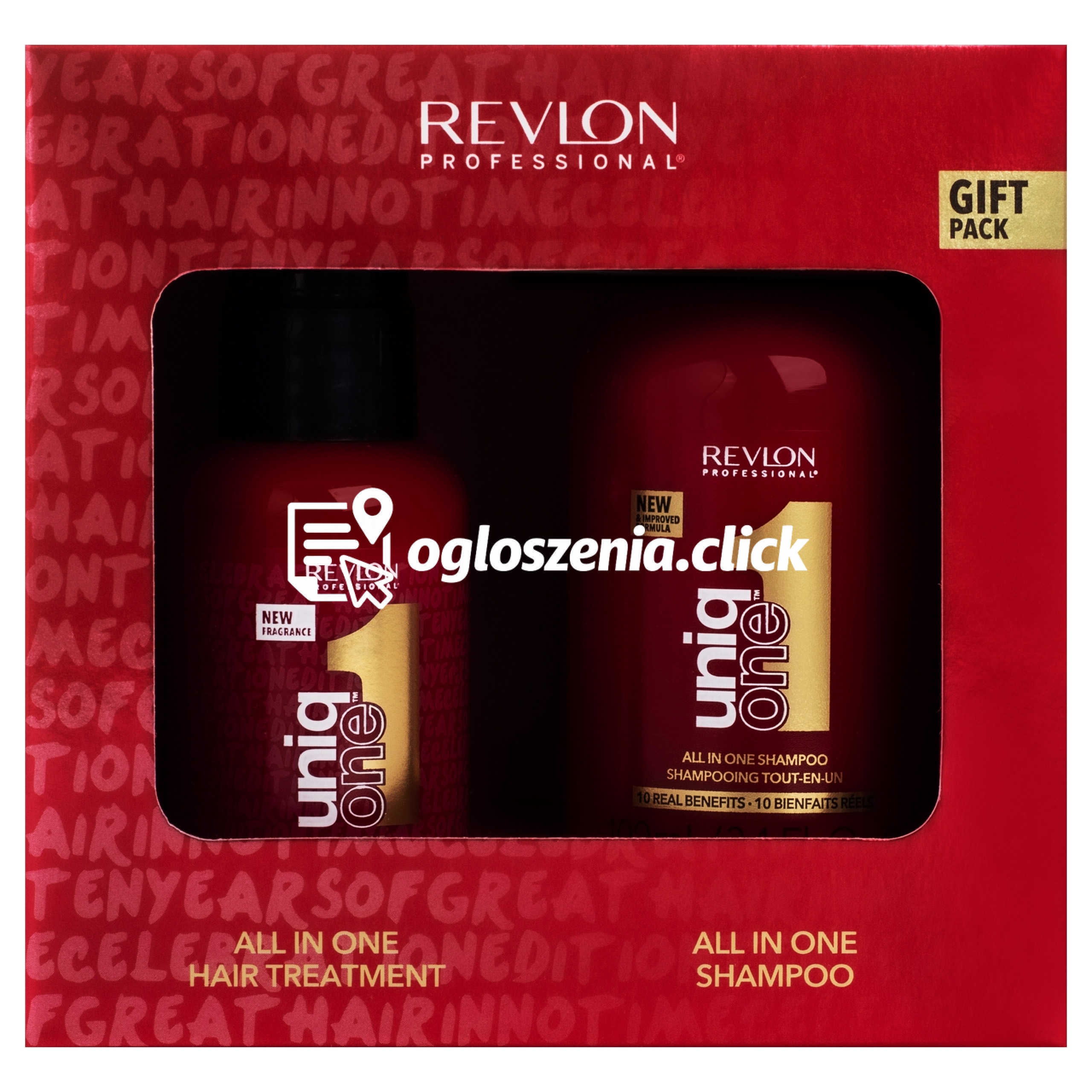Zdjęcie produktu Revlon Uniq One Gift Pack - zestaw do pielegnacji wlosów szampon i odzywka bez splukiwania