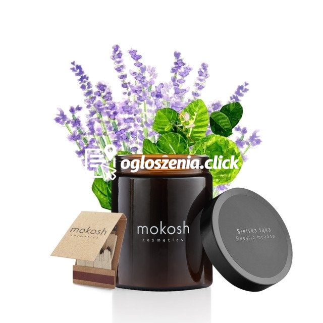 Zdjęcie produktu Roslinna swieca sojowa Sielska laka Mokosh 140 g